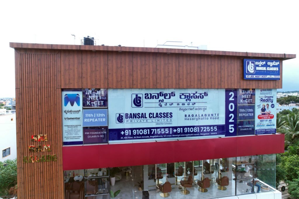 BTM Layout 3 Bansal Classes Bengaluru BAGALAGUNTE