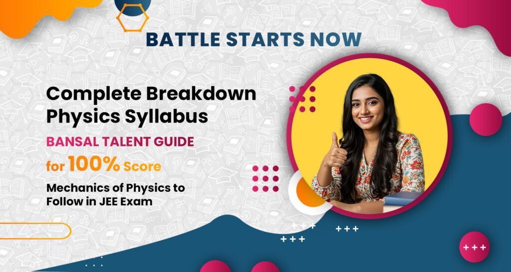 JEE-Syllabus Secret -Overlooked Goldmine: Rotational Mechanics in Physics for 100% score 1 JEE-Syllabus
